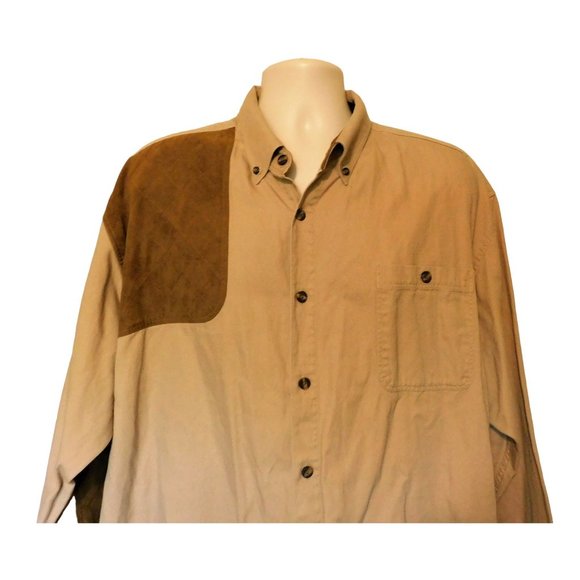 RedHead Shooting Shirt XLT Brown Hunting Quilted Pads Long Sleeve - Picture 4 of 8